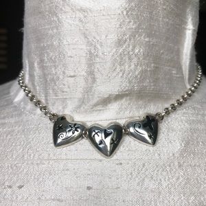 Brighton mini triple heart necklace